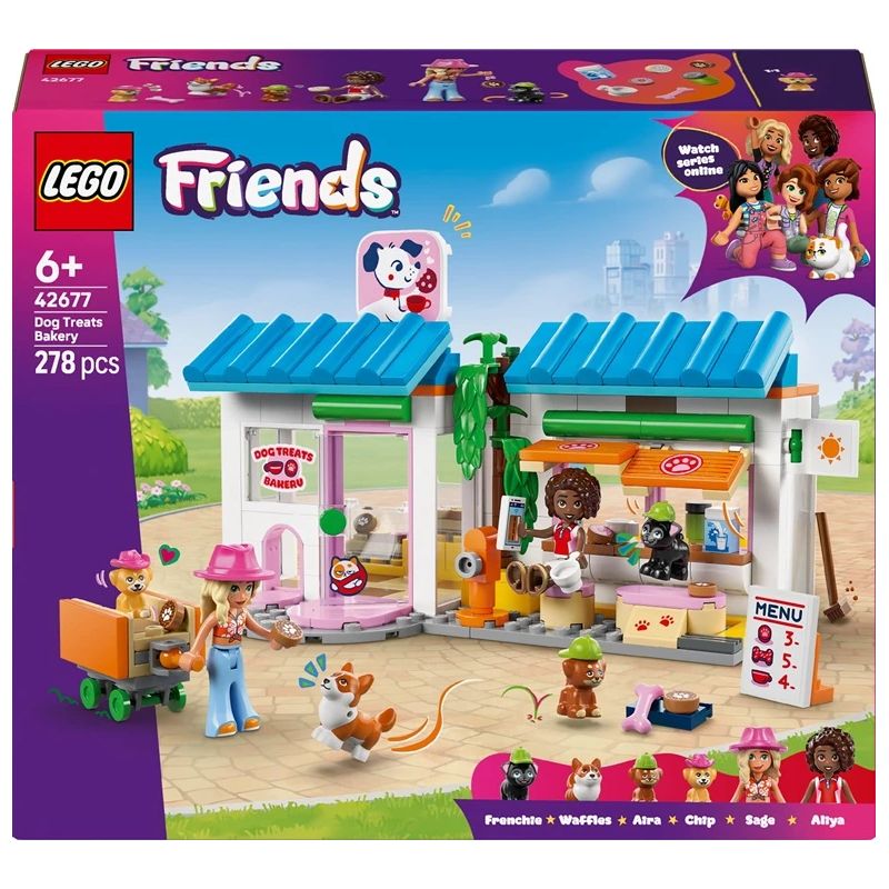 LEGO Friends suņu gardumu konstruktors 42677. 278 gab.