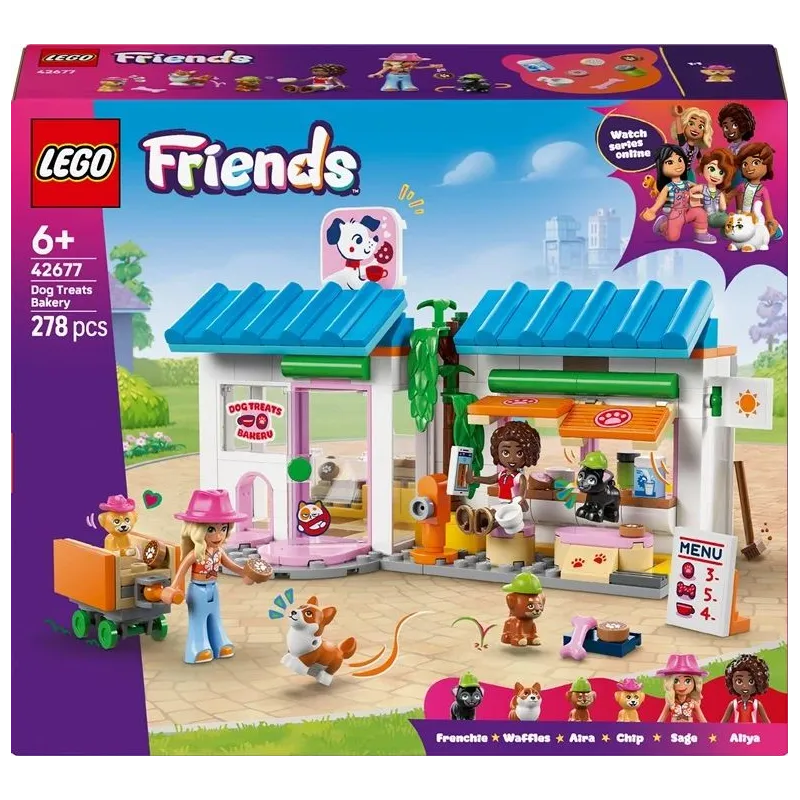 LEGO Friends suņu gardumu konstruktors 42677. 278 gab.