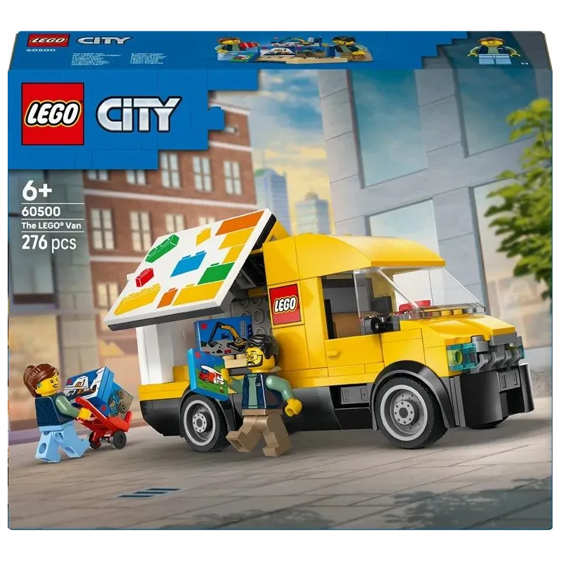 Konstruktorius LEGO City LEGO furgonas 60500. 276 vnt.