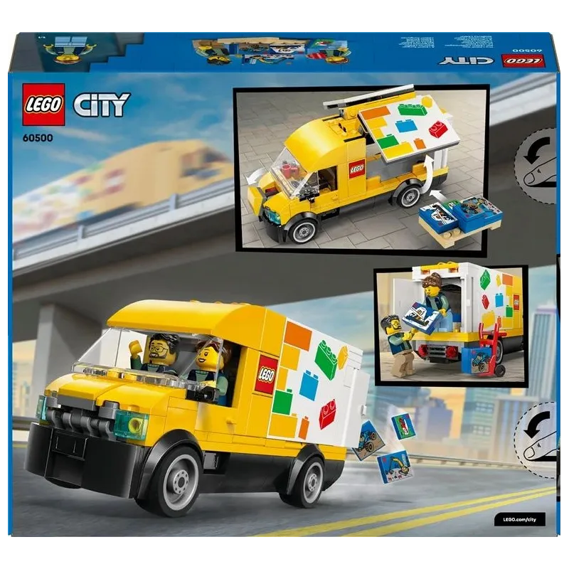 Konstruktorius LEGO City LEGO furgonas 60500. 276 vnt.