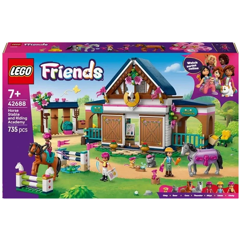 LEGO Friends zirgu stallis 42688. 735 gab.