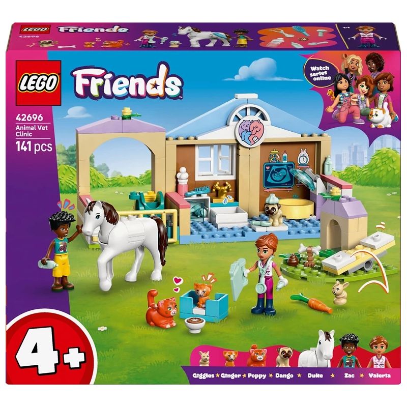 Konstruktors LEGO Friends Veterinārā klīnika 42696. 141gab.