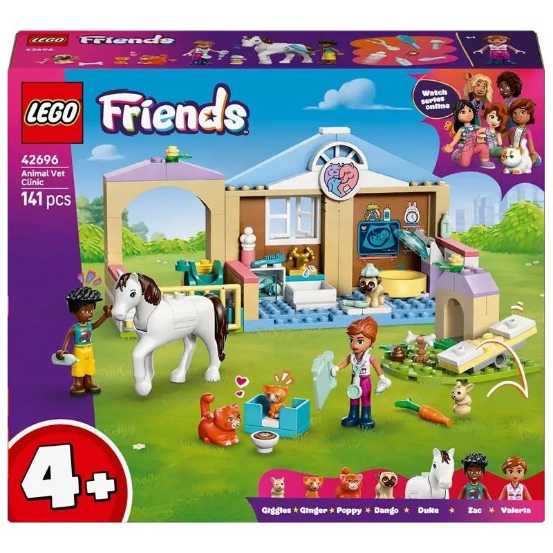 Konstruktors LEGO Friends Veterinārā klīnika 42696. 141gab.