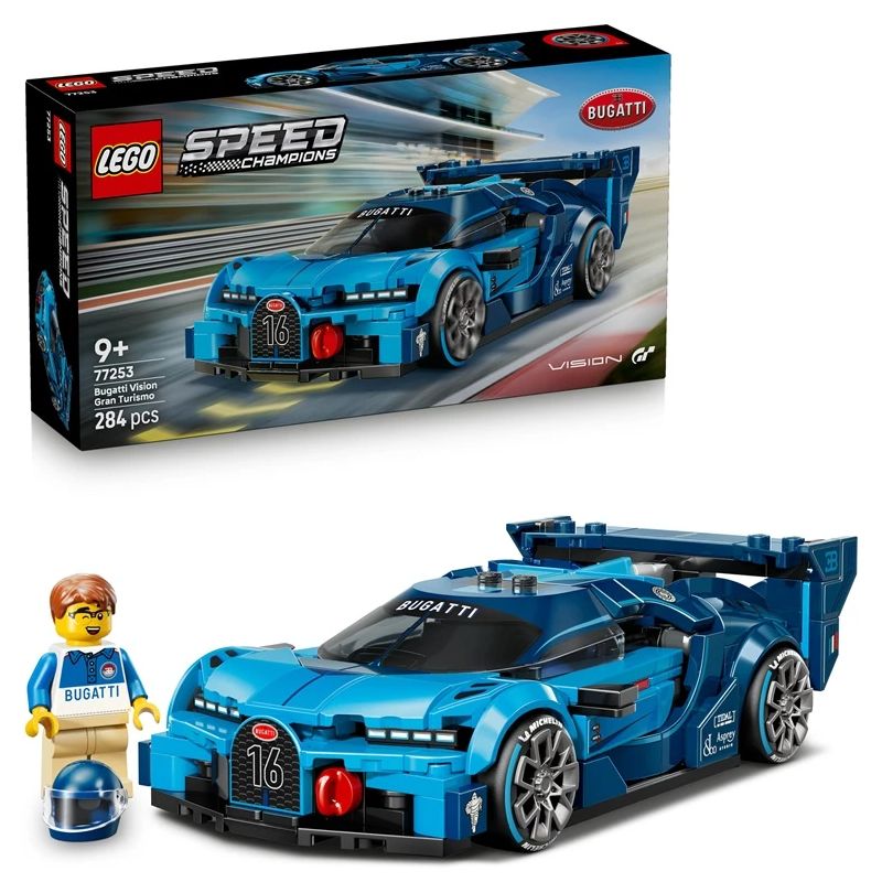 LEGO Speed Champions Bugatti 77253 konstruktors. 284 gab.