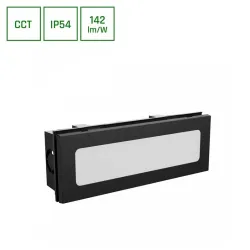 Iebūvēts āra LED gaismeklis 6W CCT 850lm IP54 melns