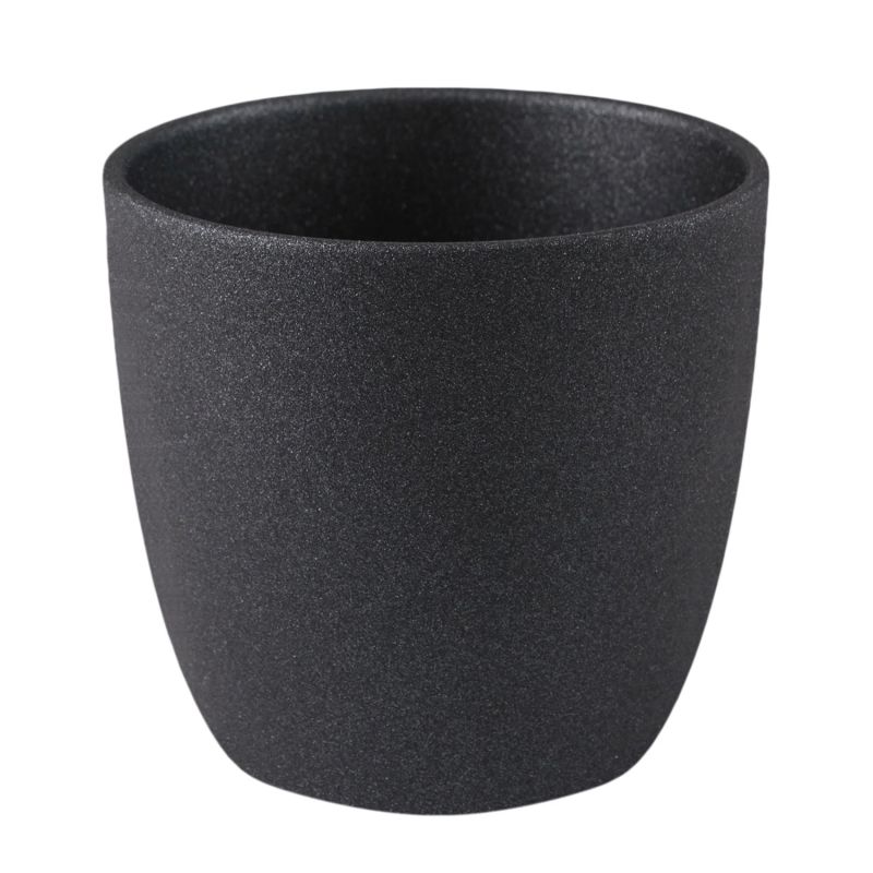 Puķu pods Domoletti, keramika, pelēka krās.