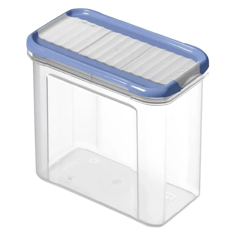 Lielapjoma produktu konteiners. 1 l. caurspīdīga-zila