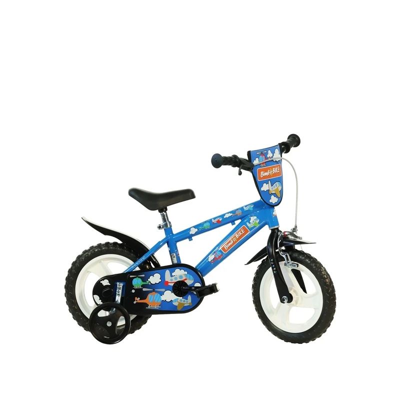 Bērnu velosipēds Bimbo Bike 412UL. zila-sarkana. 12