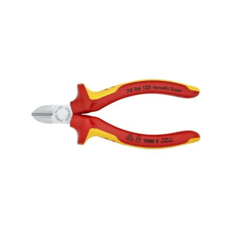 Žnyplės šoninio kirpimo VDE 125mm, Knipex