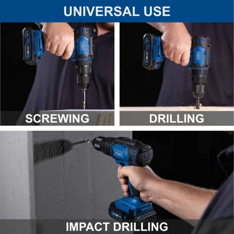 Akumulatora triecienurbjmašīna BC-CD60-X, set S ,2Ah + charger,, Scheppach