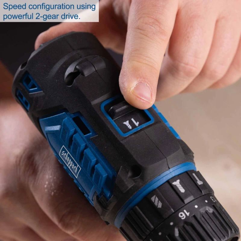 Akumulatora triecienurbjmašīna BC-CD60-X, set S ,2Ah + charger,, Scheppach