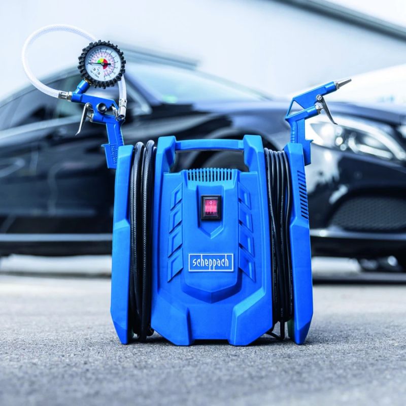 Portable compressor Airforce 7 + accessories, Scheppach
