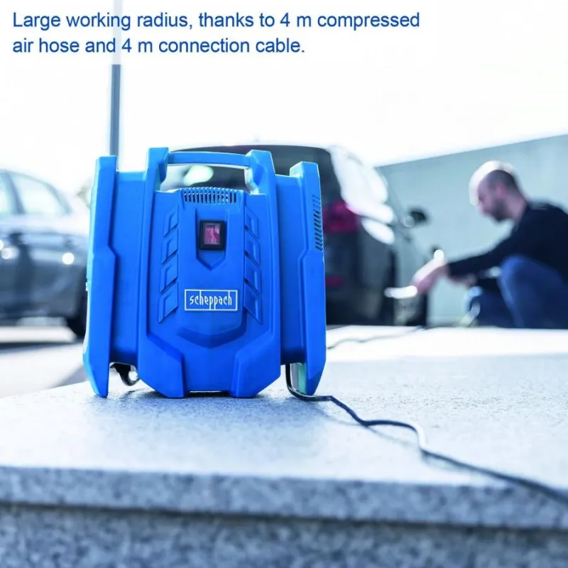 Portable compressor Airforce 7 + accessories, Scheppach