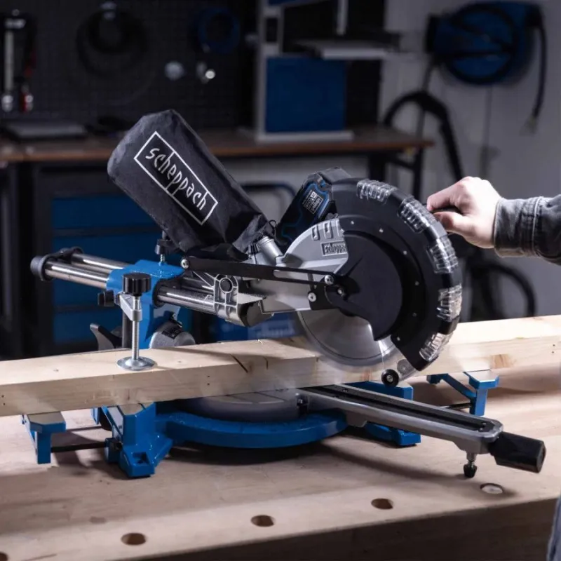 Akumulatora slīdošais leņķzāģis BC-HM216-X – SET L, Scheppach