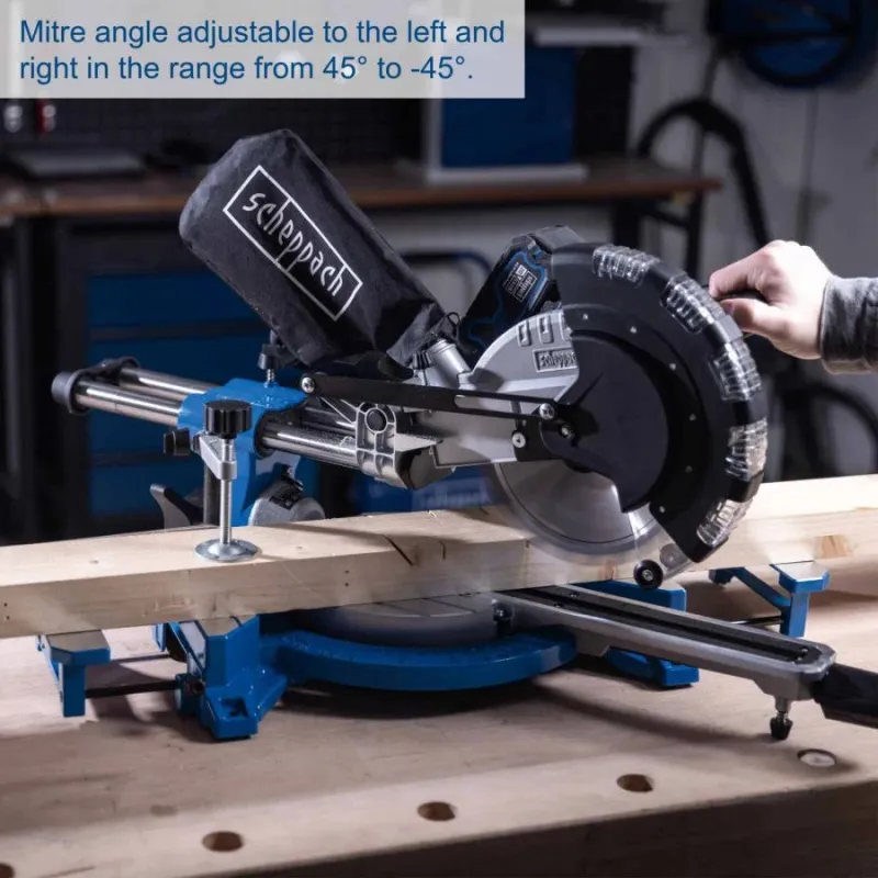 Akumulatora slīdošais leņķzāģis BC-HM216-X – SET L, Scheppach