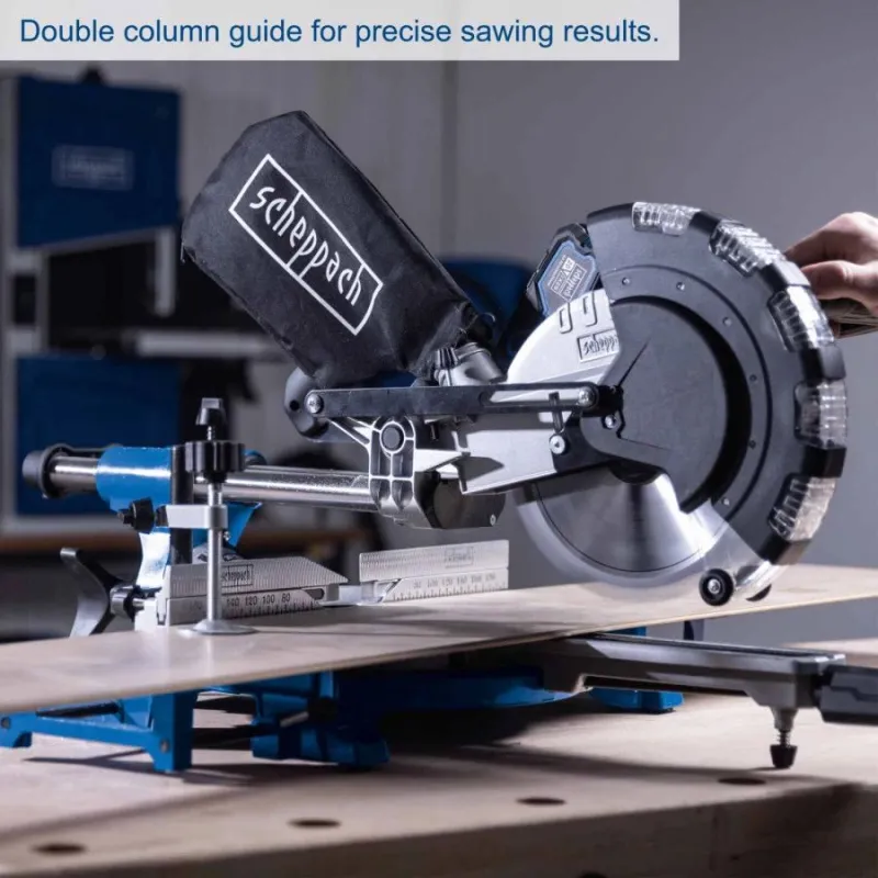 Akumulatora slīdošais leņķzāģis BC-HM216-X – SET L, Scheppach