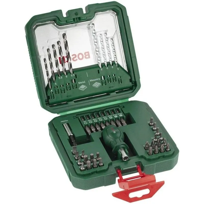 Bosch uzgaļu un urbju komplekts. 43 gab.