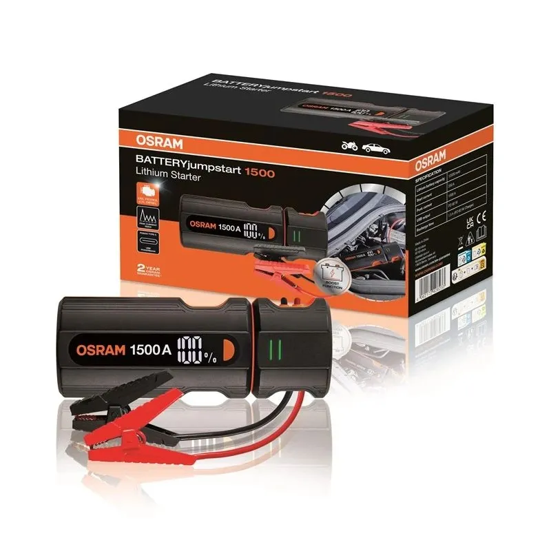 Lādētājs Osram OJS030. 12 V. 1500 A