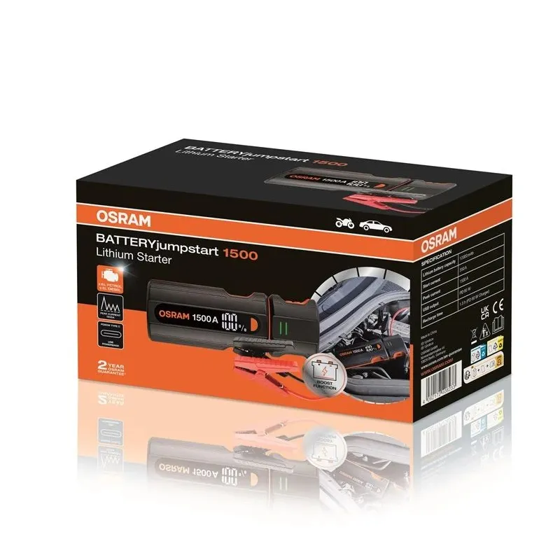 Lādētājs Osram OJS030. 12 V. 1500 A