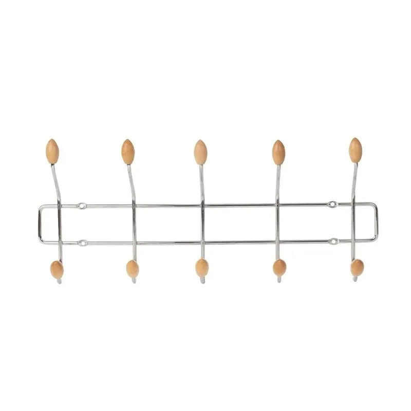 Настенная вешалка для одежды Domoletti W08, хромовый цв.