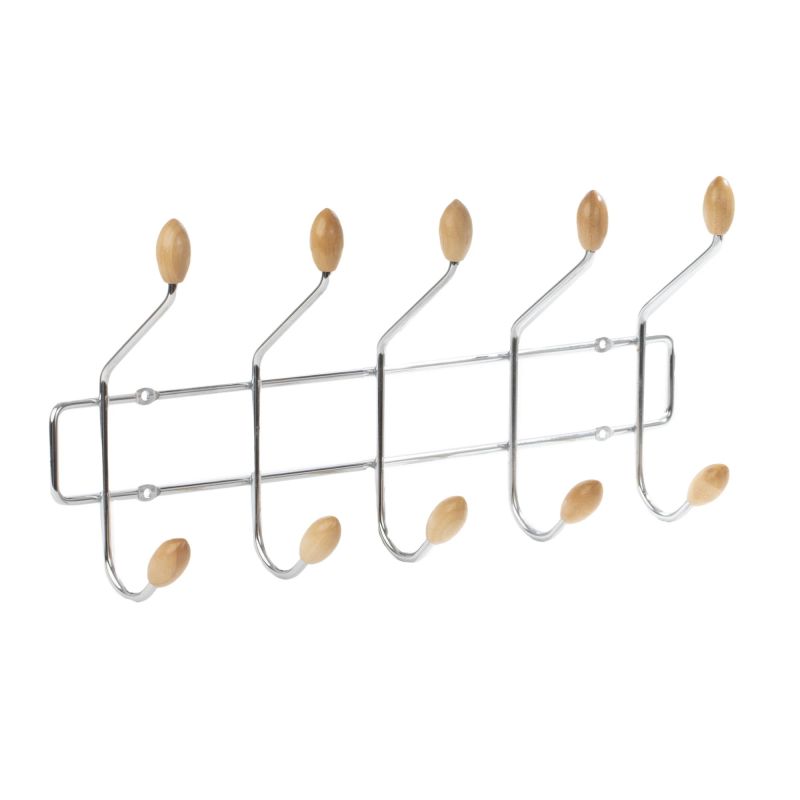 Sienas drēbju pakaramais Domoletti W08, hroma krās.