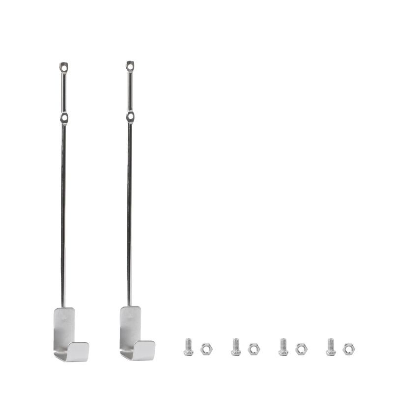 Sienas drēbju pakaramais Domoletti W08, hroma krās.