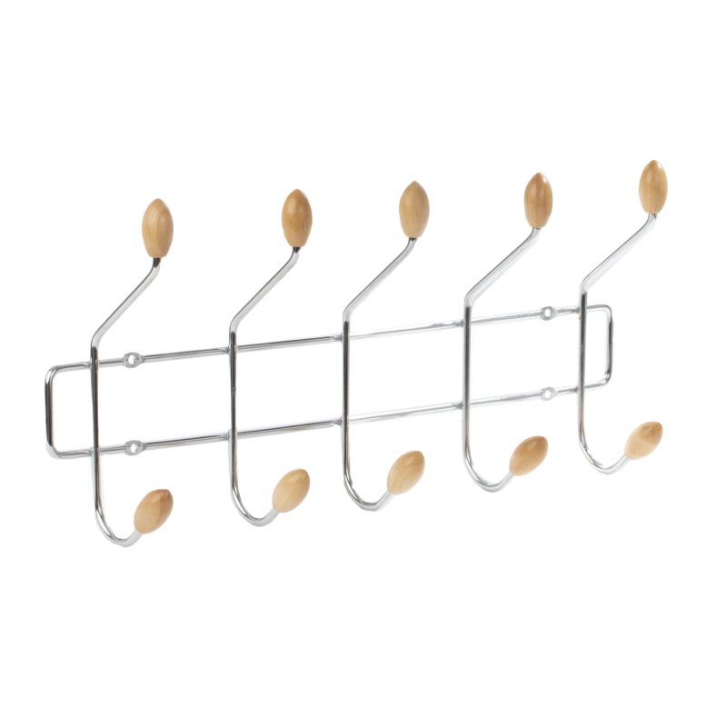 Sienas drēbju pakaramais Domoletti W08, hroma krās.