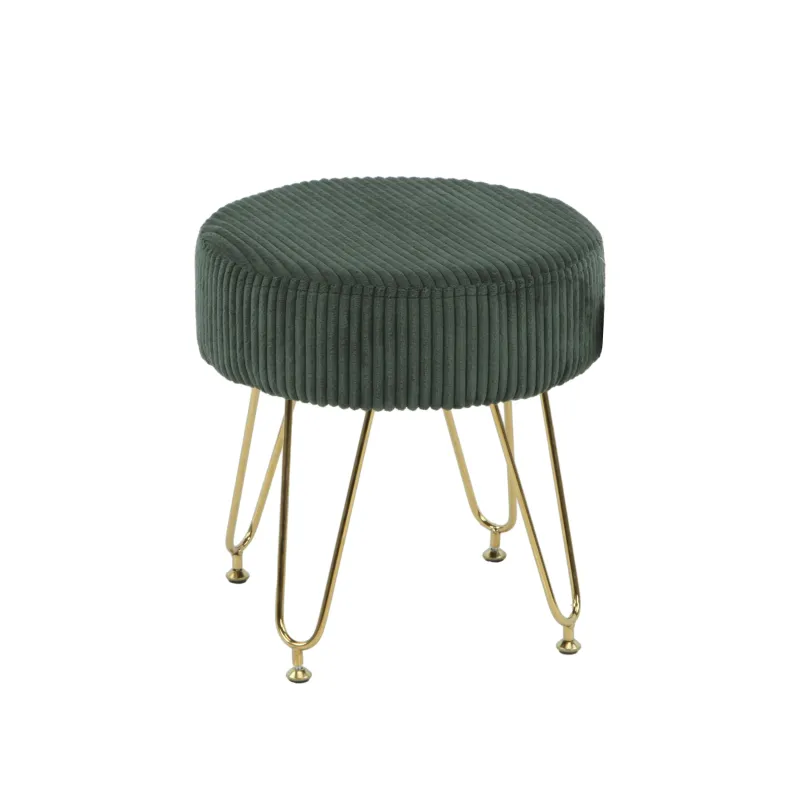 Pufs Domoletti 53000009201, tumši zaļa, 38 cm x 38 cm x 40 cm