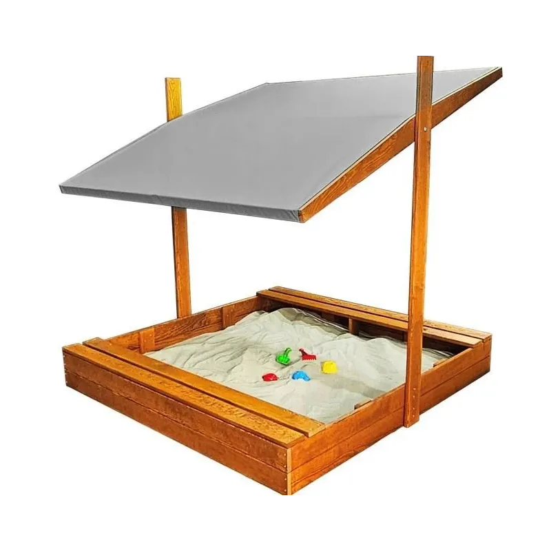 Kaste smilšu 120x120cm ar jumtiņu