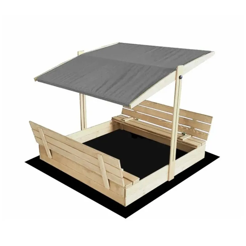 Kaste smilšu 120x120cm ar jumtiņu