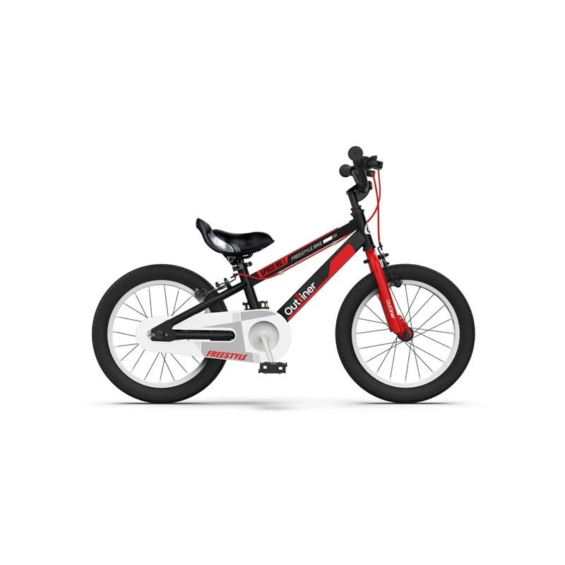 Bērnu velosipēds Outliner 416U. melna-sarkana. 16