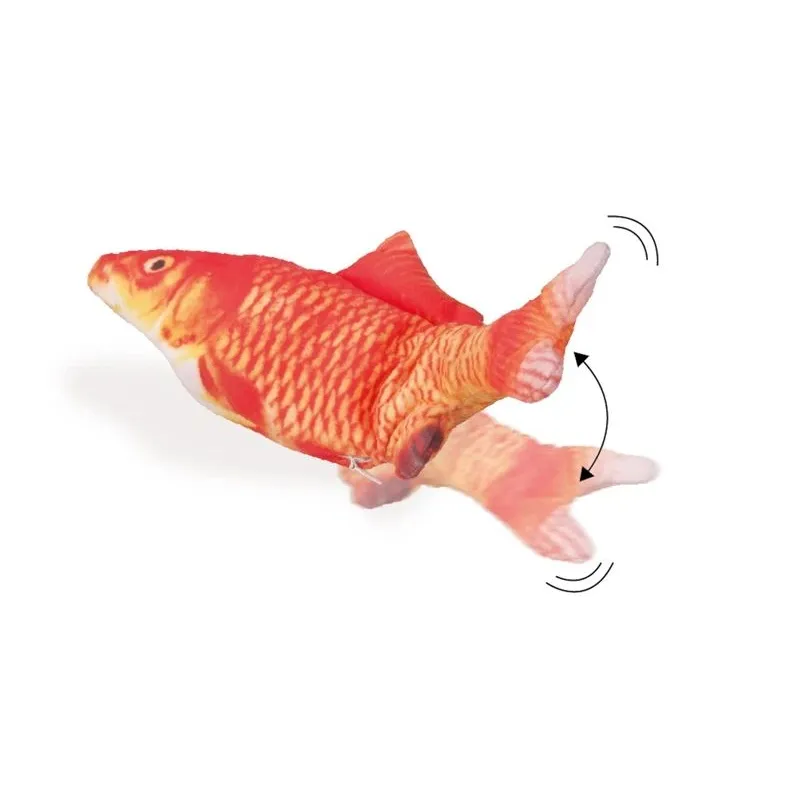 Elektroninis žaislas Flamingo MOVING FISH. oranžinis