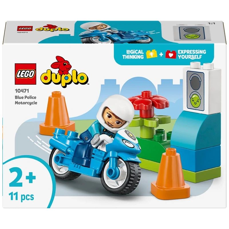 Konstr lego blue police motorcycle 10471