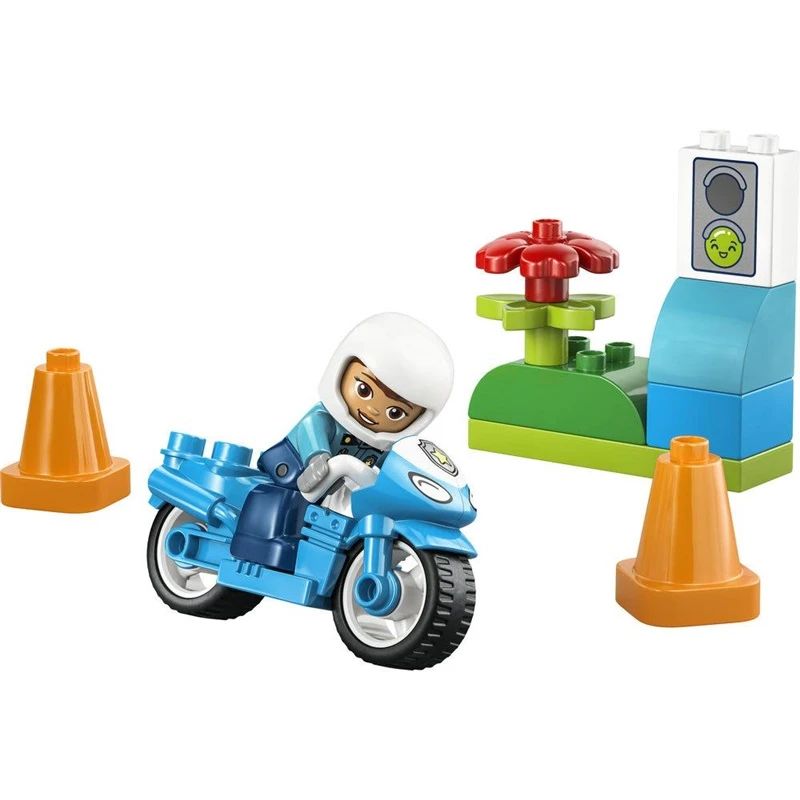 Konstr lego blue police motorcycle 10471