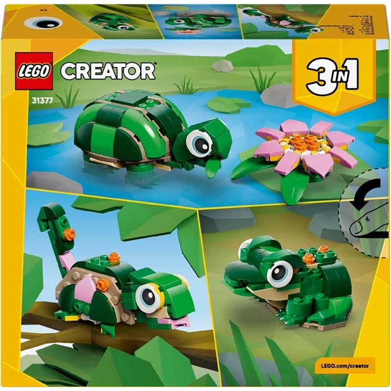 Konstr lego turtle water lily 31377