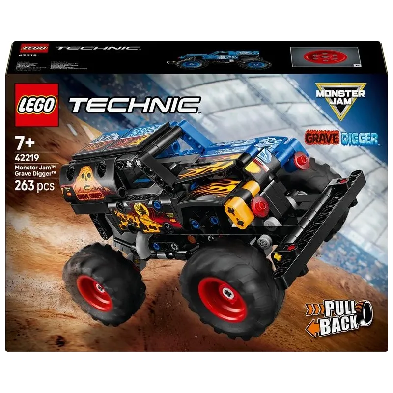 LEGO Technic Monster Jam 42219 konstruktors. 263 gab.
