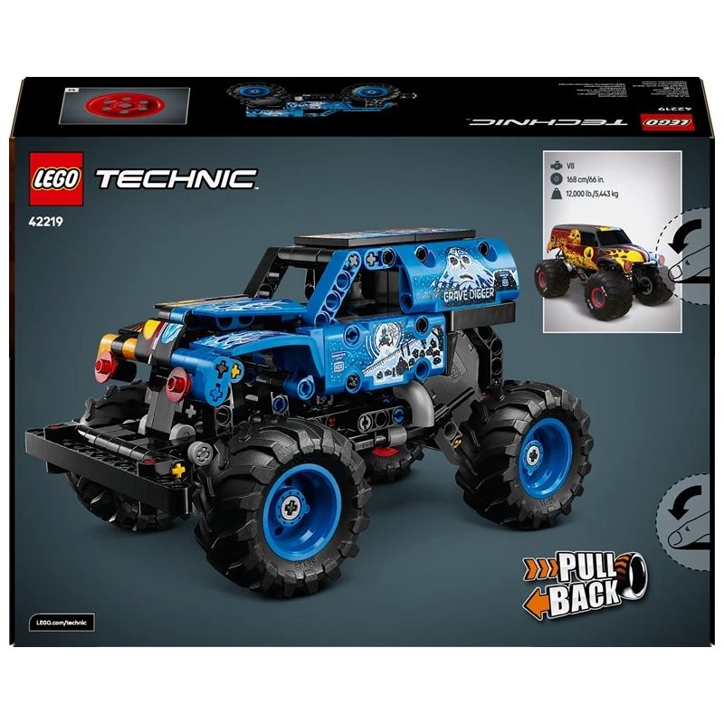 LEGO Technic Monster Jam 42219 konstruktors. 263 gab.