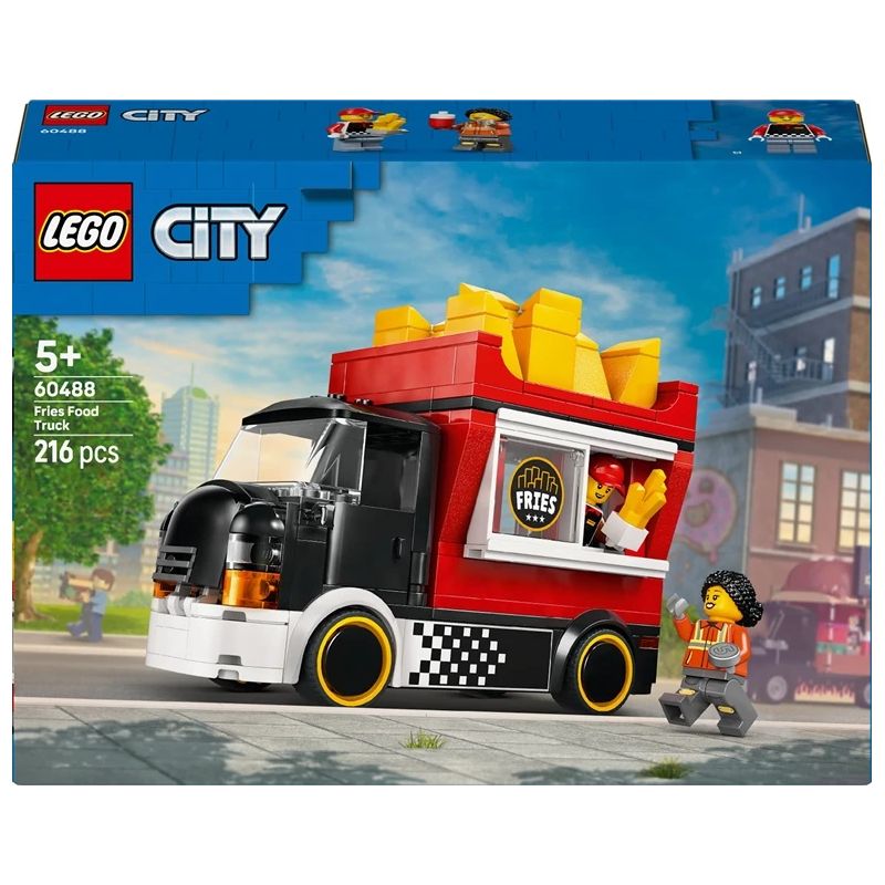 LEGO City frī kartupeļu furgons 60488. 216 gab.