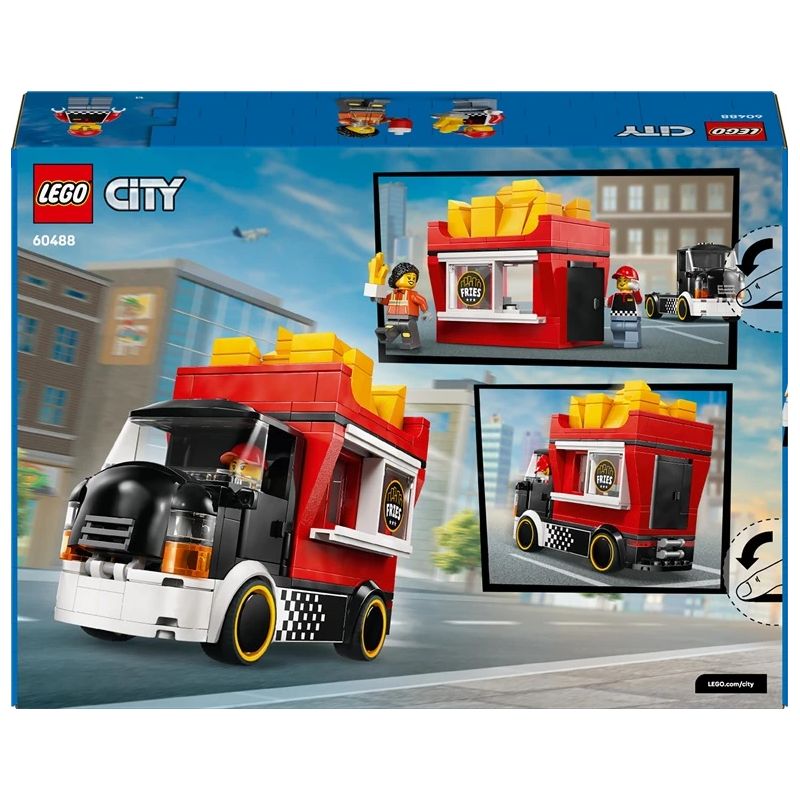 LEGO City frī kartupeļu furgons 60488. 216 gab.