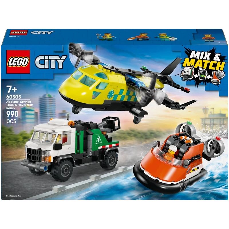Konstruktors LEGO City Lidmašīna 60505. 990 gab.
