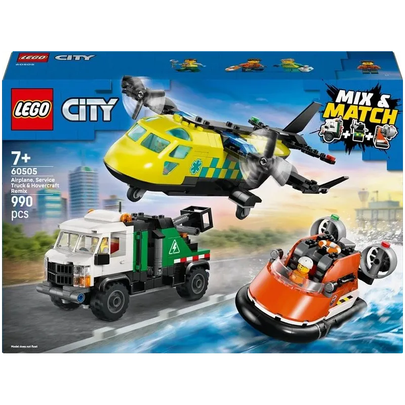 Konstruktors LEGO City Lidmašīna 60505. 990 gab.