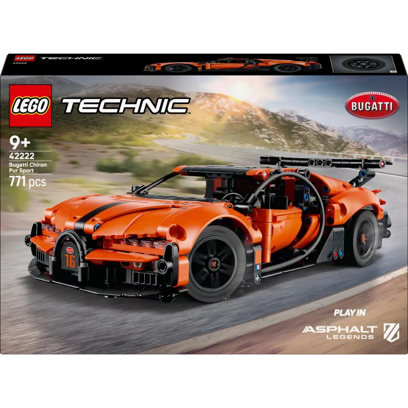 Constr lego bugatti chiro hyper car42222