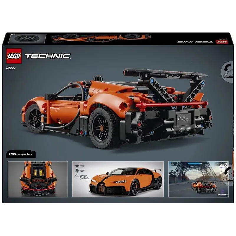Constr lego bugatti chiro hyper car42222