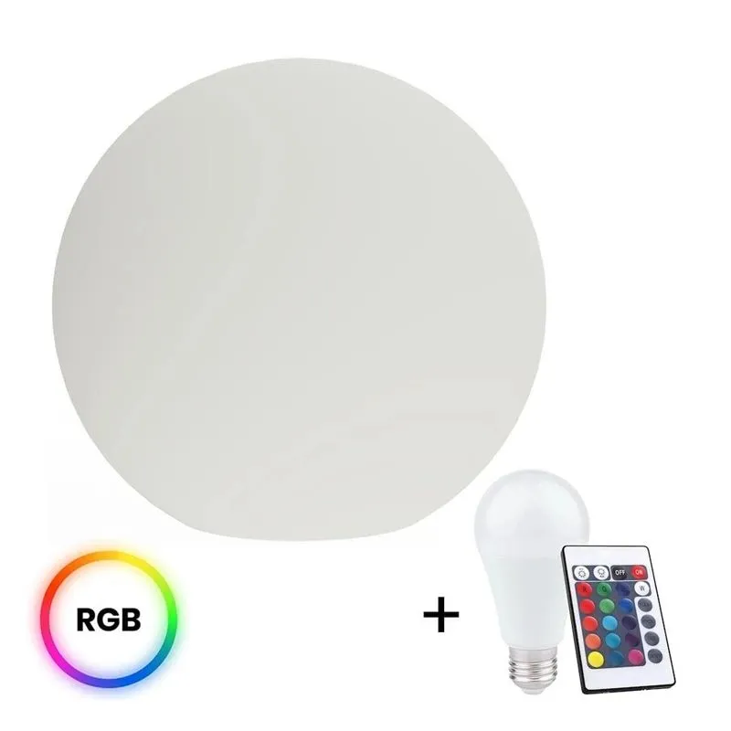 Āra lampa Globo 10W E27 IP44 D40+RGB LEMP