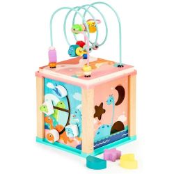 Toy wden edu cube dino hm015471