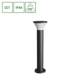 Stāvošs āra gaismeklis 6W GU10 CCT 450lm IP44 melns