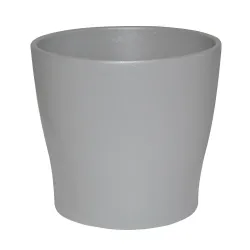 Puķu pods Domoletti, keramika, sudraba krās.