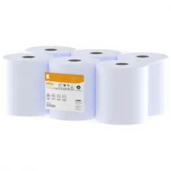 Papīra dvieļi HiCycle blue 6 x 150 m CF1, Satino