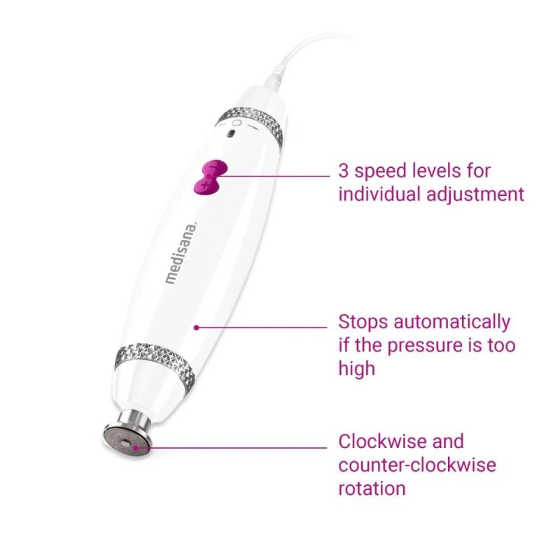 Medisana MP 840 Manicure-Pedicure device ,incl. 7 attachments,