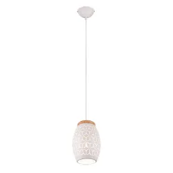 Lampa karināma 1xe27 28w balta
